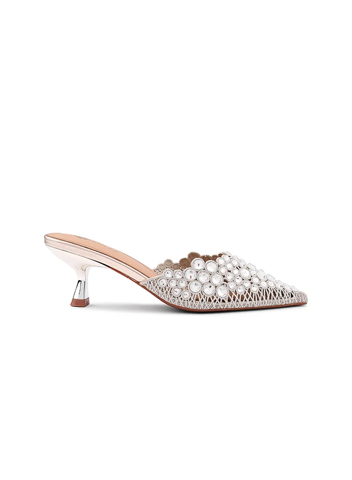 كابلي كعب نسائي مزين